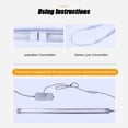thumbnail image 3 of 5-Pack LED Grow Light Strips 5W T5 Tube LED for Plants High Output Integrated Fixture Extendable 24 Inches Grow Lights for Greenhouse Plant Grow Shelf Plug, 3 of 7