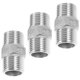 thumbnail image 1 of WHAMVOX 3Ud Conector Para Tuberías 12 En Acero Inoxidable Con Rosca Externa Doble, 1 of 8
