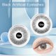 thumbnail image 4 of Farfi 1 caja de pestañas artificiales negras rizadas perfectas caja redonda belleza pestañas postizas para mujeres, 4 of 5