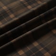 thumbnail image 3 of Maoxin Mens Jackets Men's Checkered Print Zipper Pocket Sports Long Sleeved Hooded Casual Jacket Brown L, 3 of 7