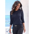 thumbnail image 2 of LASCANA Women's Long Sleeve Knit Top, 2 of 6