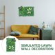 thumbnail image 5 of Panel de pared de seto verde artificial Panel de pared de vegetación artificial Panel de planta falsa Decoración de pared de vegetación, 5 of 6
