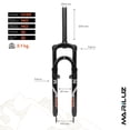 thumbnail image 2 of Tijera bicicleta R29 freno de disco Suspension Mariluz negro, 2 of 4