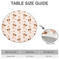 thumbnail image 6 of Ballet Princess Pattern Round Fitted Tablecloth with Elastic Edge,Dining Table Cover Waterproof,Outdoor Round Tablecloth for Camping,Dining,Indoor and Outdoor, 6 of 7