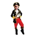 thumbnail image 3 of KAKOWELY 1 juego de disfraz de pirata para niños, sombrero de pirata, disfraz de mascarada de Halloween, talla L, 3 of 5