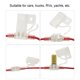 thumbnail image 4 of Portafusibles 5A Y Cable De Fusible Reinicio Automático 28V/32V 12Awg Impermeable A Prueba De Polvo Transparente Para Coche Automóvil Yate Rv Camión Vehículo Eigraketly VI009440-03, 4 of 7
