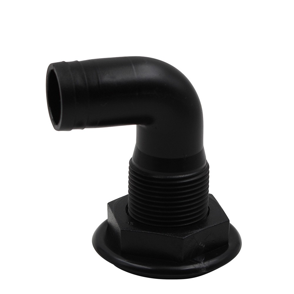 BCLONG Boat Accessories Bilge Sewage Canoe Degree Water Outlet Thru