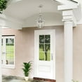 thumbnail image 4 of Livex Lighting Monterey 2 Light Outdoor Chain Hang in Brushed Nickel, 4 of 9