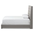thumbnail image 7 of Baxton Studio Georgette Modern and Contemporary Light Grey Fabric Queen Upholstered Bed, 7 of 7