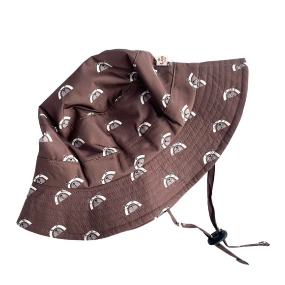 Lox Lion Chapeau Bob d'Été Baskatong pour Bébé - Bears (Petit, 6-12 Mois)