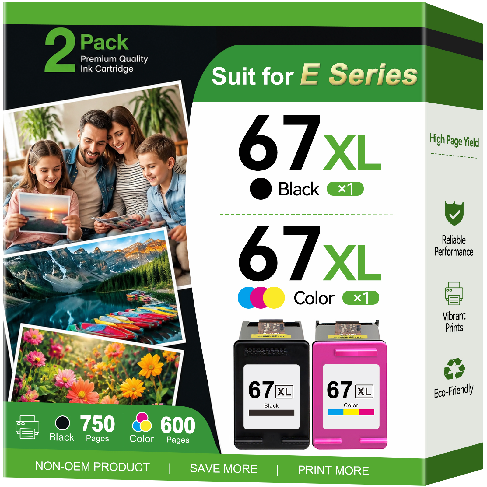 Kingjet 67XL Ink Cartridges Combo Pack photo 1
