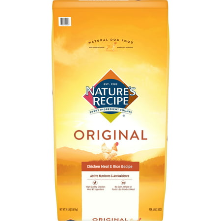 Nature's Recipe Adult Chicken Meal & Rice Recipe Dry Dog Food, (Nature's Best Dog Food Reviews)
