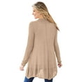 thumbnail image 2 of Woman Within Plus Size Lightweight Open Front Cardigan Sweater, 2 of 6