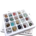thumbnail image 3 of Kearding 20 piezas bonitas piedras de cristal Natural preciosas rocas minerales colección de rocas decoración de Navidad cristales forma Kits de decoración para fiestas, 3 of 6