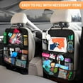 thumbnail image 7 of Xueyu Premium Heavy Duty Backseat Car Organizer with Multiple Pockets, Waterproof and Non-Slip Car Storage Organizer for Phones, Water Bottles, Snacks, Keys, Fits Most Vehicles, Easy to Install, 7 of 7