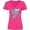 Hot Pink, variant on Inktastic Cute Manatees with Bubbles Women's V-Neck T-Shirt