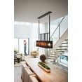 thumbnail image 4 of 41315BGR Hinkley Lighting Ludlow - 8 Light Linear Chandelier in Transitional-Modern-Scandinavian Style - 37.25 Inches Wide by 22 Inches High-Brushed, 4 of 9