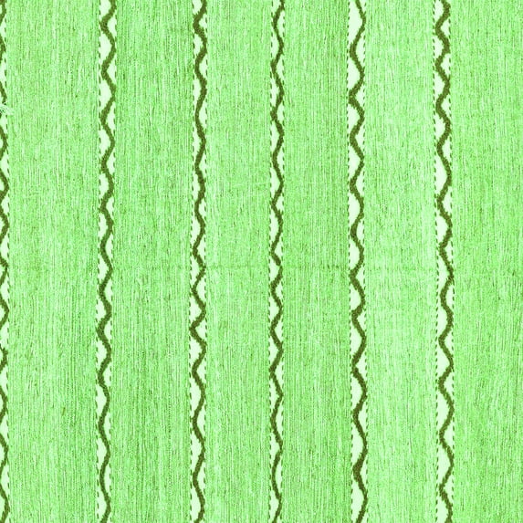 Ahgly Company Indoor Square Solid Green Modern Area Rugs, 4' Square
