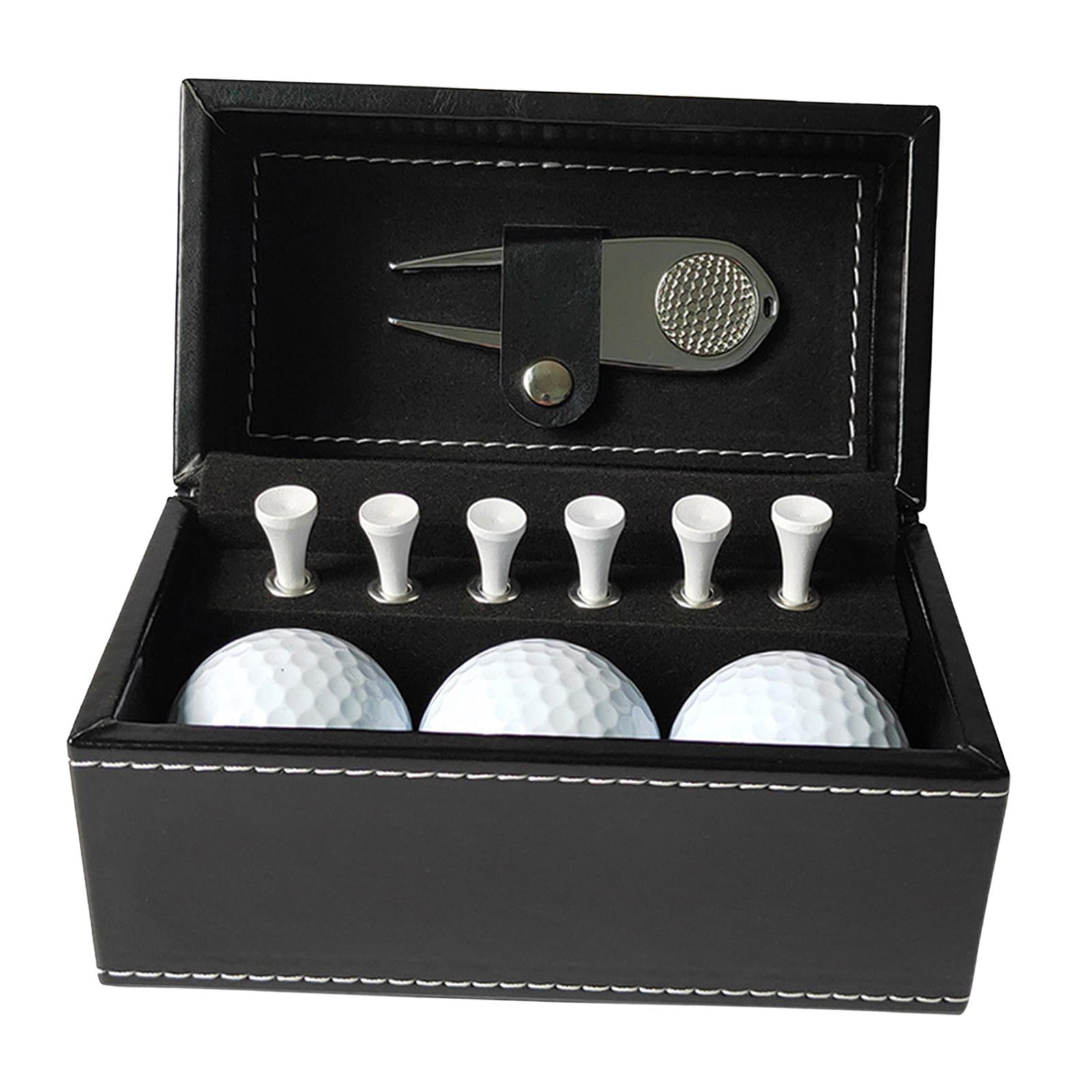 GARENDE Golf Ball Gift Set Gift Package Golf Balls for Men Women Golfers Golf Course Argent Tool