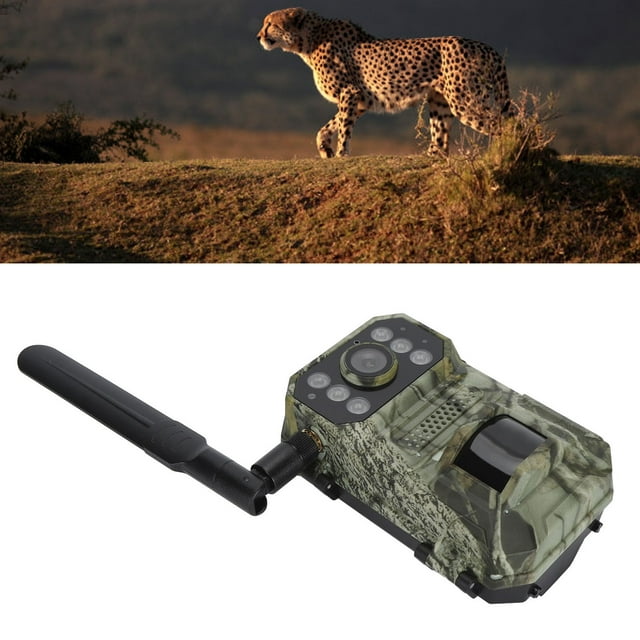 Trail Camera, Game Camera IP66 Waterproof 14MP 120 Wide Angle 4G LTE Night Vision for Hunting