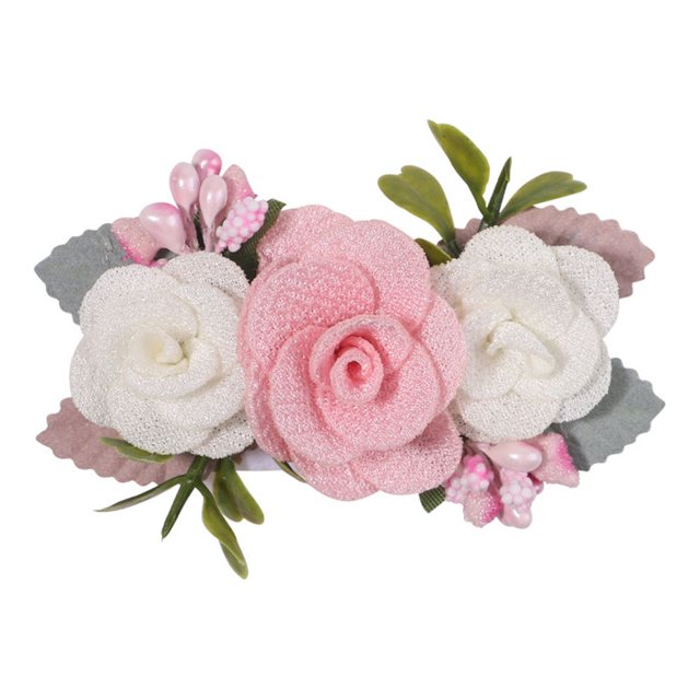 Accesorios para el cabello para niños - 3 flores, accesorios para el cabello para niños, pequeños accesorios para el cabello para bebés, niñas, niños y mujeres