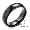 thumbnail image 5 of Bling Jewelry Mens Plain Dome Titanium Wedding Band Gold Plated Comfort Fit, 5 of 6