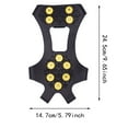 thumbnail image 5 of Ice Cleats for Hiking Mountaineering Winter Traction and Outdoor on Slippery, 5 of 5