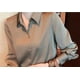 thumbnail image 1 of Blusa holgada Vintage De satén para Mujer, camisa De manga larga, diseño elegante, ropa De moda, 1 of 4