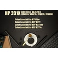 thumbnail image 2 of PrinterProTM Remplacement Compatible pour Cartouche de Toner HP 201X CF400X CF401X CF402X CF403X Haut Rendement HP 201A CF400A CF401A CF402A CF403A - HP Color Laserjet Pro M252dw M252n MFP M277dw M277n (1 Ensemble), 2 of 4