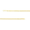thumbnail image 2 of Floreo 10k Yellow Gold XOXO X and Heart Double Link Bracelet, 3.5mm, 2 of 3