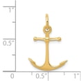 thumbnail image 3 of FB Jewels 14K Yellow Gold Anchor Charm, 3 of 3