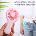 thumbnail image 4 of Mini Handheld Fan Battery Operated Small Personal Portable Fan Speed Adjustable USB Rechargeable Fan Cute Design Powerful Fan for Stylish Kids Girls Women Men Indoor Outdoor Travelling, 4 of 7
