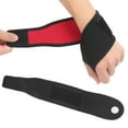 thumbnail image 4 of Wrist Support Straps Wraps for Cycling, Wrist Strap Wrap Support Brace High Reliability SBR Diving Material Practical To Use  for Table Tennis for Basketball Full Black,Black, 4 of 8