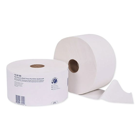 Tork Universal High Capacity Bath Tissuel w/OptiCore  2-Ply  White  2000/Roll  12/Carton 160090