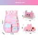 thumbnail image 2 of Mochila Jcobvig Rainbow para niñas y niños, viajes escolares, rosa, 2 of 9