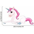 thumbnail image 2 of Wallmonkeys Adorable Unicorn Peel and Stick Wall Decals WM51349 (18 in W x 11 in H), 2 of 4