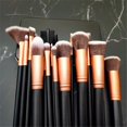 thumbnail image 5 of Juego de brochas de maquillaje de oro negro de gama alta, 16 unidades, brochas de maquillaje profesionales, herramientas de belleza, corrector de sombra de ojos, juego de brochas para base de cejas brillar Hogar, 5 of 5