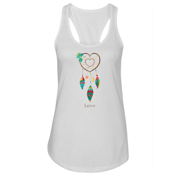 Love Dream Catcher Tank Women -Image by Shutterstock, Female Large