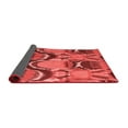 thumbnail image 2 of Ahgly Company Indoor Round Abstract Red Modern Area Rugs, 7' Round, 2 of 4