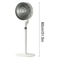 thumbnail image 3 of Aparatos electrónicos, hogar inteligente, ventilador de suelo o de pie, con viento fuerte, bajo nivel de ruido, carga USB, para exteriores, 3 velocidades, 3 aspas cóncavas., 3 of 7