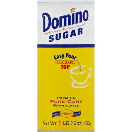 Domino Sugar Granulated Canister, 1 Lb