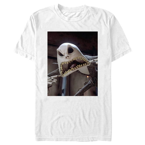Men's The Nightmare Before Christmas Jack Scary Face Scene Graphic T-Shirt