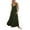 Army Green, variant on ReTeiv Summer Dresses for Women 2024,Women's Summer Sleeveless Dress Pleated Casual Maxi Dresses With Pockets