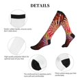 thumbnail image 6 of Bixox Fireworks Print Compression Socks,Compression Socks Women & Men Circulation for Medical,Running,Athletic, 6 of 7