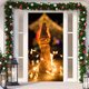 thumbnail image 5 of Cubierta Decorativa Para Puertas Con Motivos Navideños Tapiz Decorativo Para Fiestas Navideñas Cortina Para Puertas Tapiz Para Puertas Decoración Para Fiestas Navideñas, 5 of 7