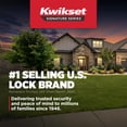 thumbnail image 2 of Kwikset Poignée de Porte d'Entrée Halifax avec Serrure et Clé, Levier Extérieur Réversible à Clé Sécurisée, Serrure de Porte, pour Entrée avant et Chambres, Chrome Poli, 2 of 9