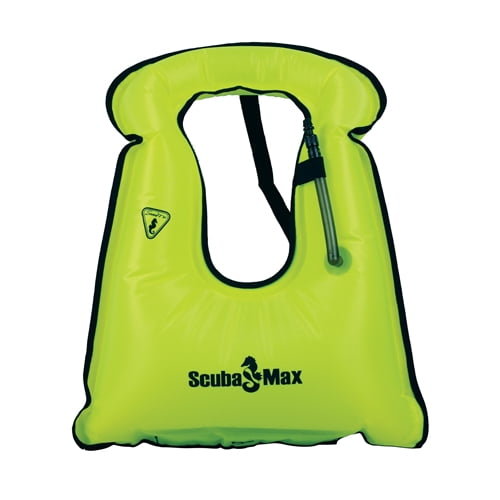 ScubaMax SV-01 Snorkeling Vest (X-Large, Neon Yellow)