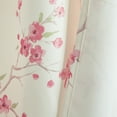 thumbnail image 5 of THD Yasmine Floral Room Darkening Rod Pocket Light Filtering Curtain Panels - Set of 2, 5 of 7