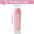 thumbnail image 2 of Insulated Stainless Steel Water Bottle with Straw, 24 oz, Reusable Sports and Travel Bottle for School, Kids, and Outdoors - Leakproof and BPA-Free (PINK/S)$$Sport & Recreation Other, 2 of 7