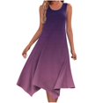 thumbnail image 1 of LNGOOR Robe d'Été Décontractée pour Femmes Sans Manches, Ourlet en Pointe, Robe Midi Fluide à Bretelles, Robe de Plage pour les Vacances, 1 of 6